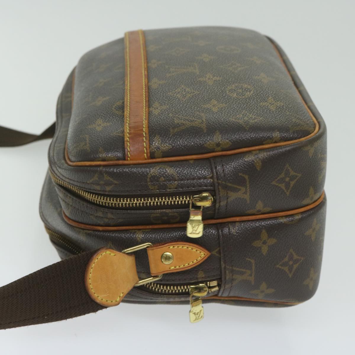 LOUIS VUITTON Monogram Reporter PM Shoulder Bag M45254 LV Auth 62988