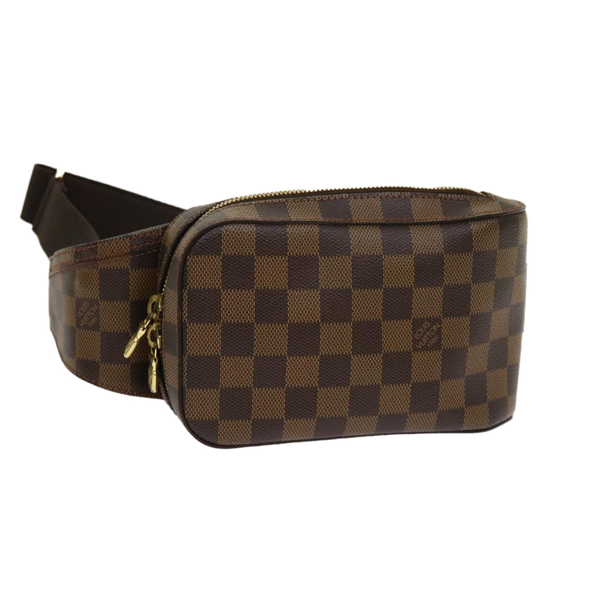 LOUIS VUITTON Damier Ebene Geronimos Shoulder Bag N51994 LV Auth 62998A