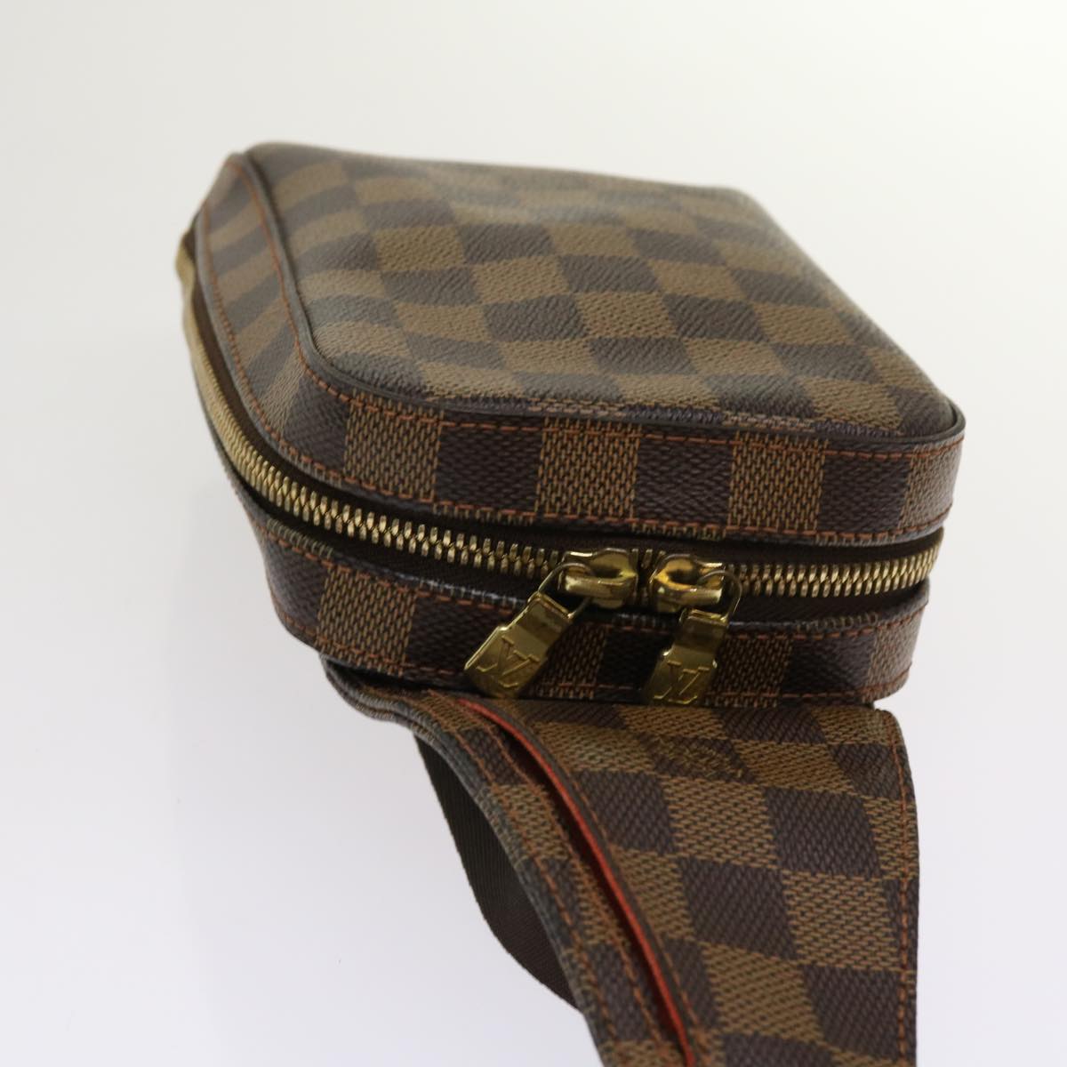 LOUIS VUITTON Damier Ebene Geronimos Shoulder Bag N51994 LV Auth 62998A