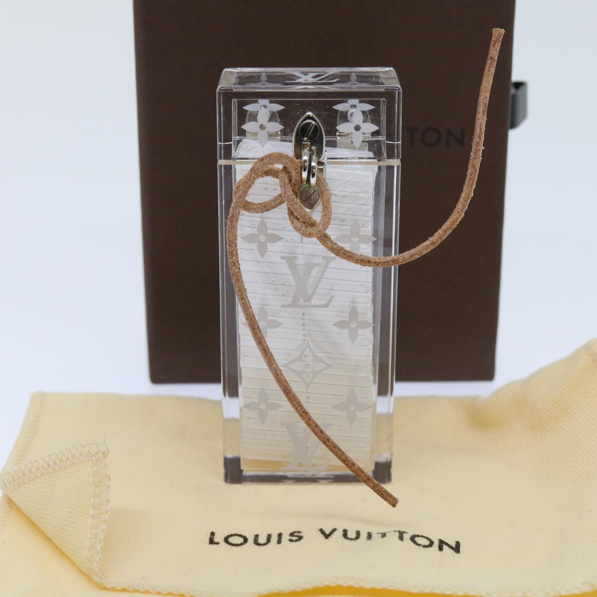 LOUIS VUITTON Domino Clear LV Auth 63013A