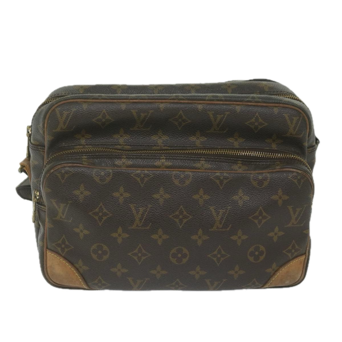 LOUIS VUITTON Monogram Nile Shoulder Bag M45244 LV Auth 63018