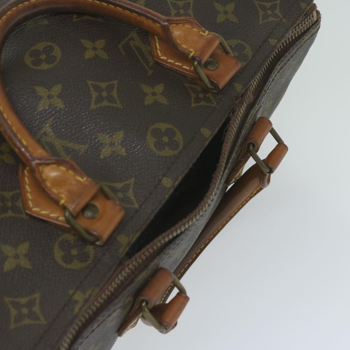 LOUIS VUITTON Monogram Speedy 30 Hand Bag M41526 LV Auth 63026