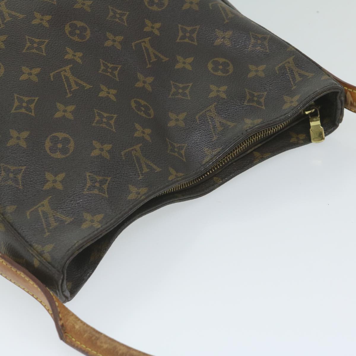 LOUIS VUITTON Monogram Looping GM Shoulder Bag M51145 LV Auth 63030