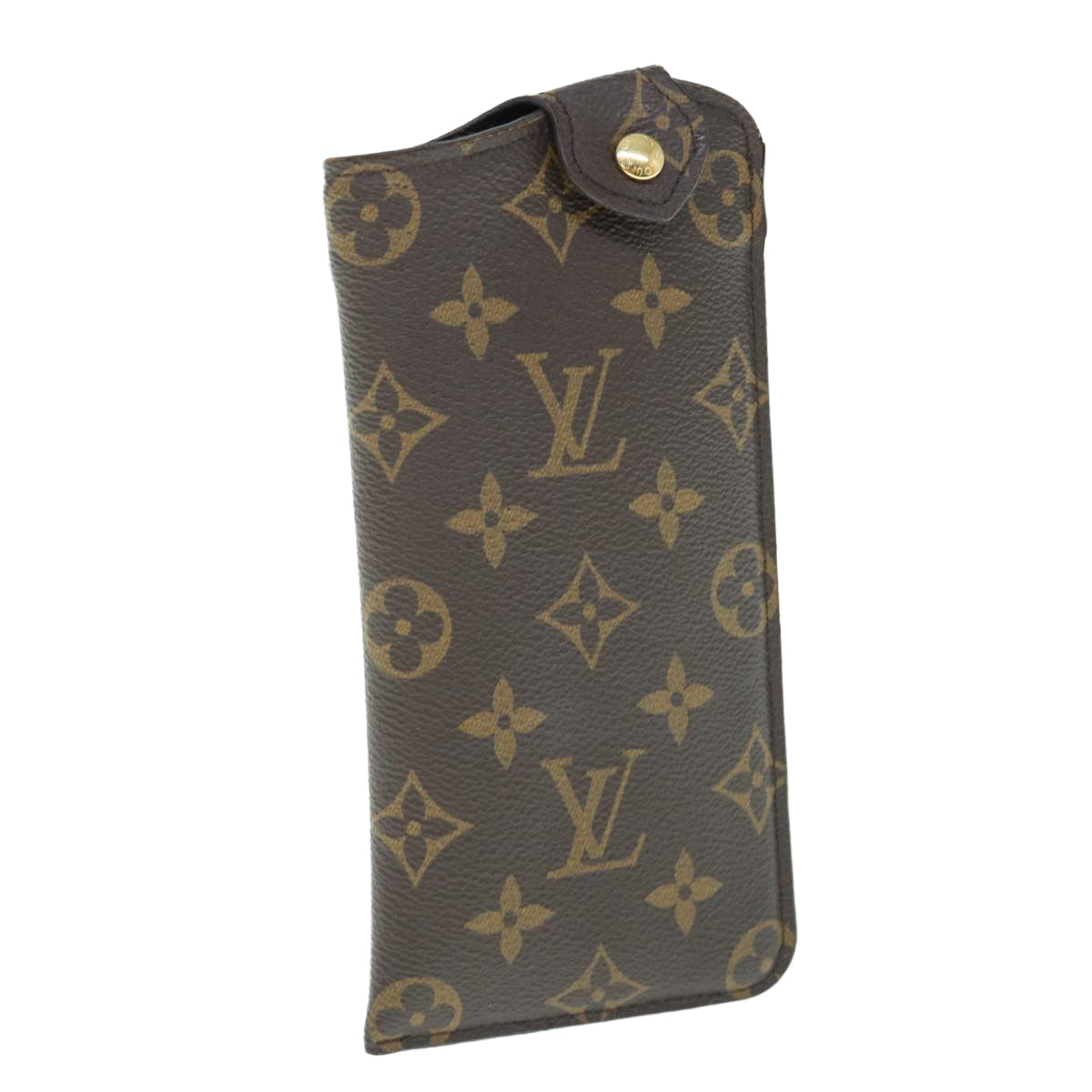 LOUIS VUITTON Monogram Etui Lunette MM Glasses Case M66544 LV Auth 63058