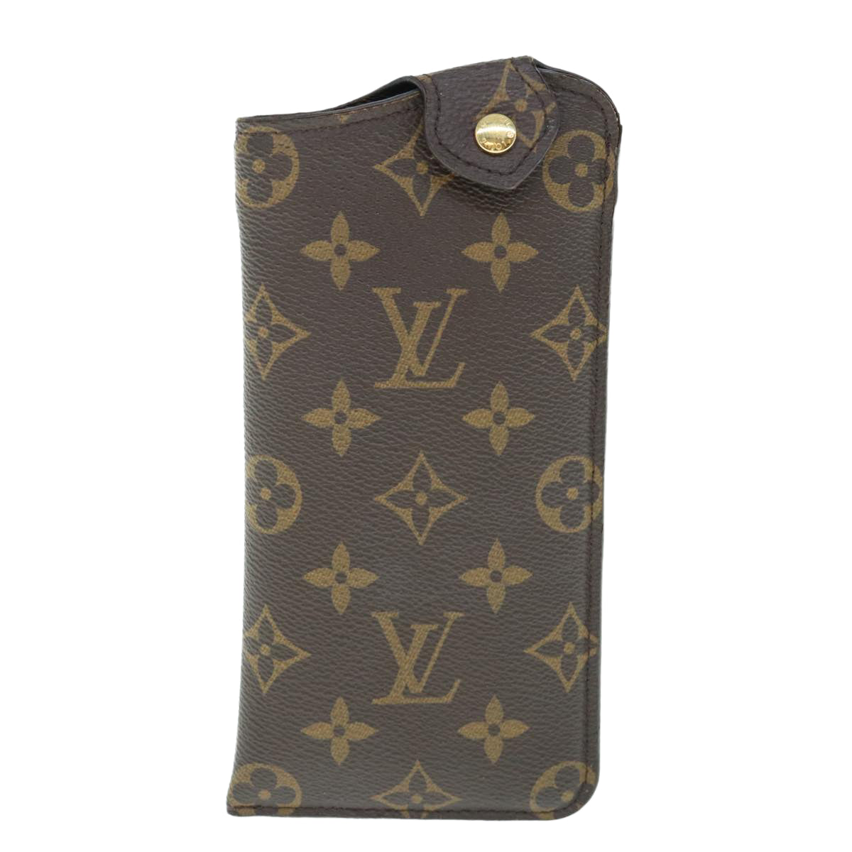 LOUIS VUITTON Monogram Etui Lunette MM Glasses Case M66544 LV Auth 63058