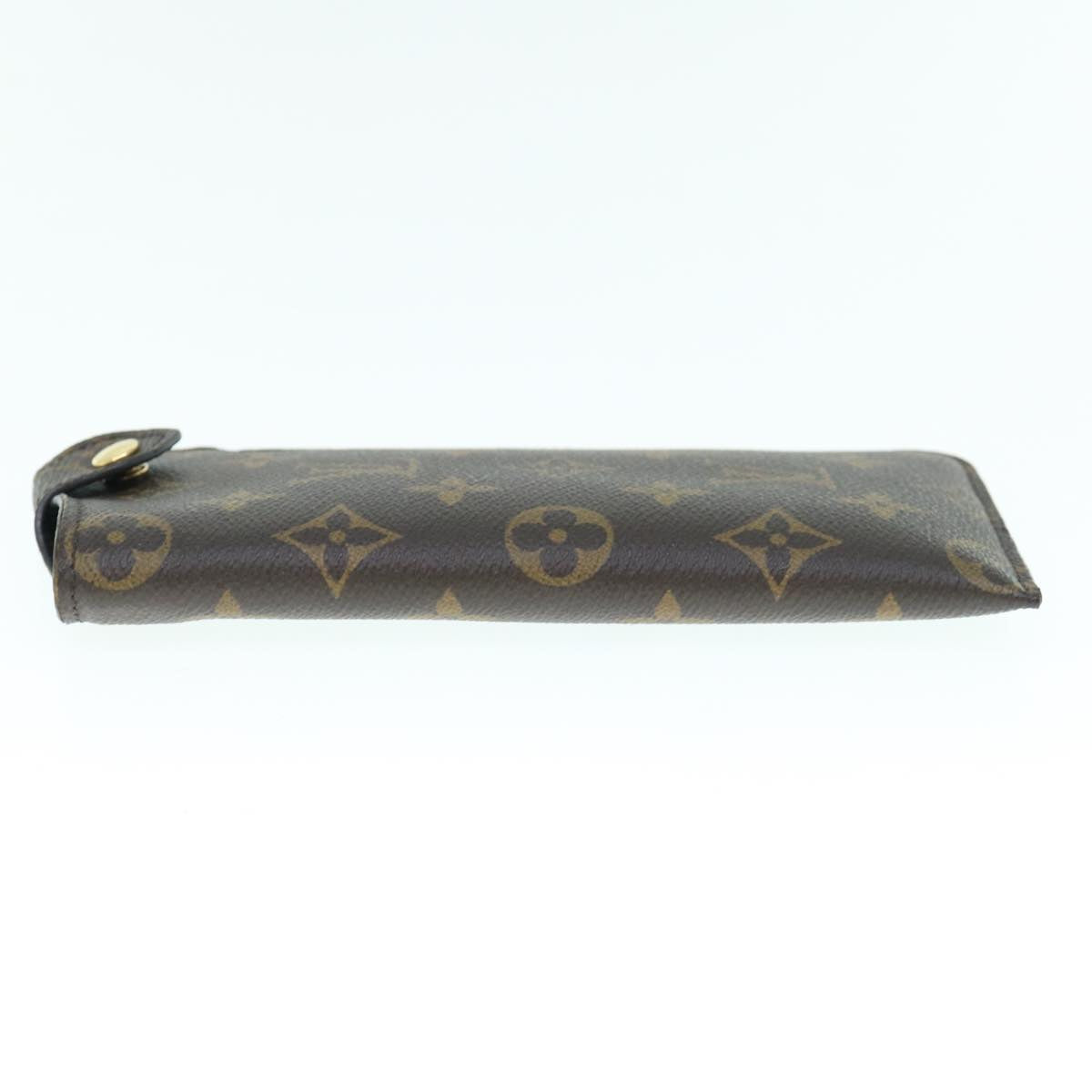 LOUIS VUITTON Monogram Etui Lunette MM Glasses Case M66544 LV Auth 63058