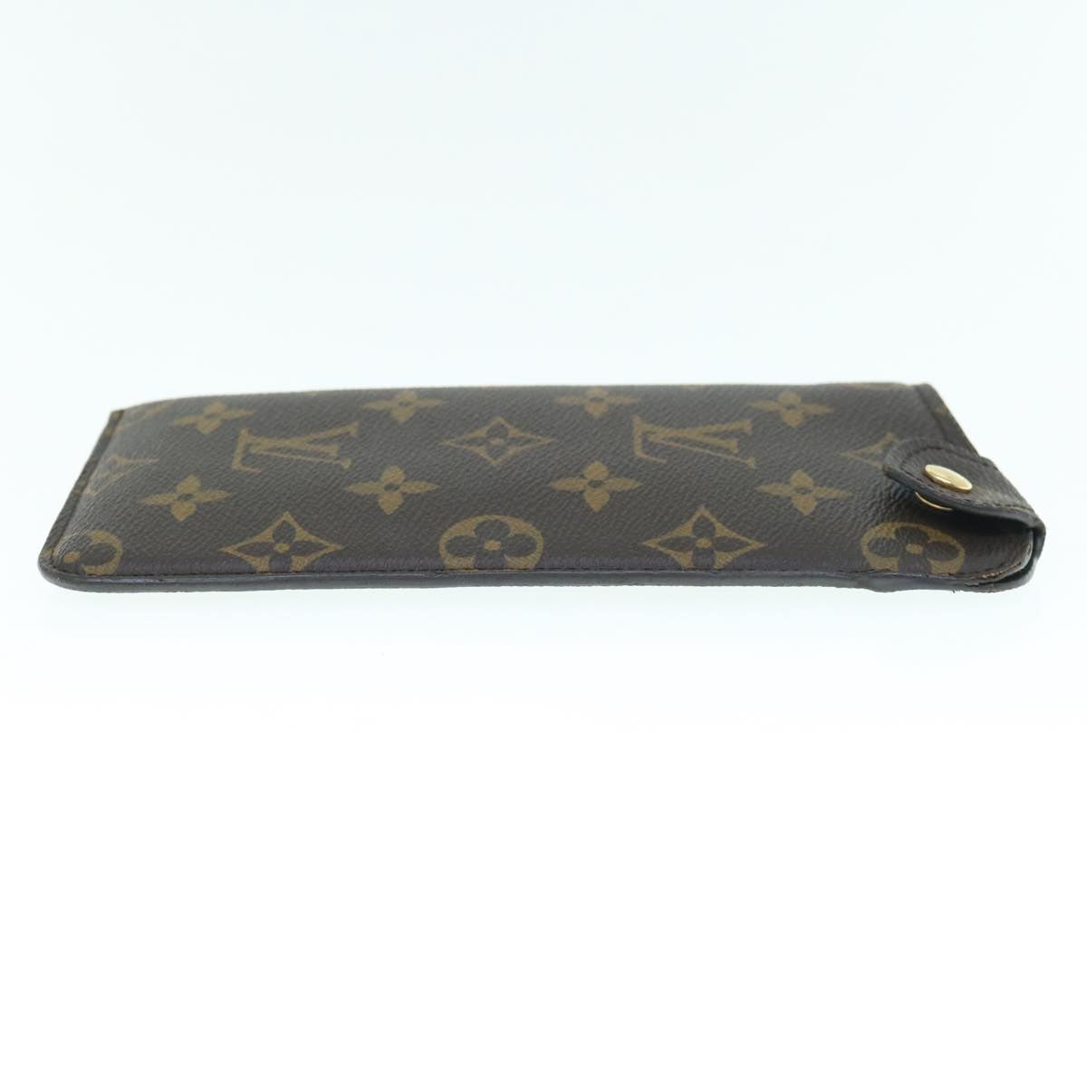 LOUIS VUITTON Monogram Etui Lunette MM Glasses Case M66544 LV Auth 63058