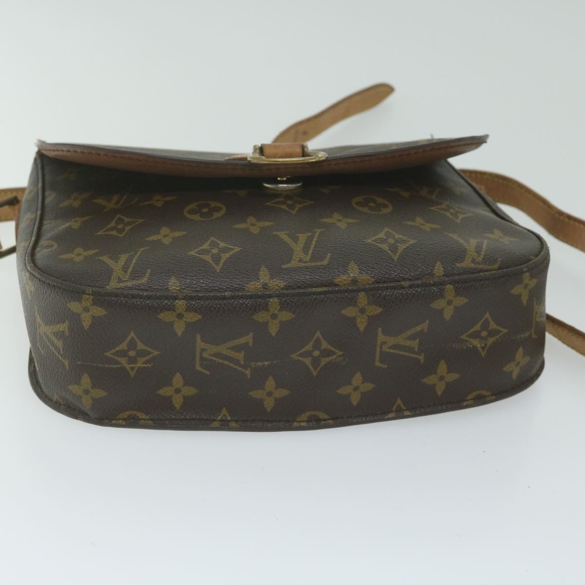 LOUIS VUITTON Monogram Saint Cloud GM Shoulder Bag M51242 LV Auth 63081