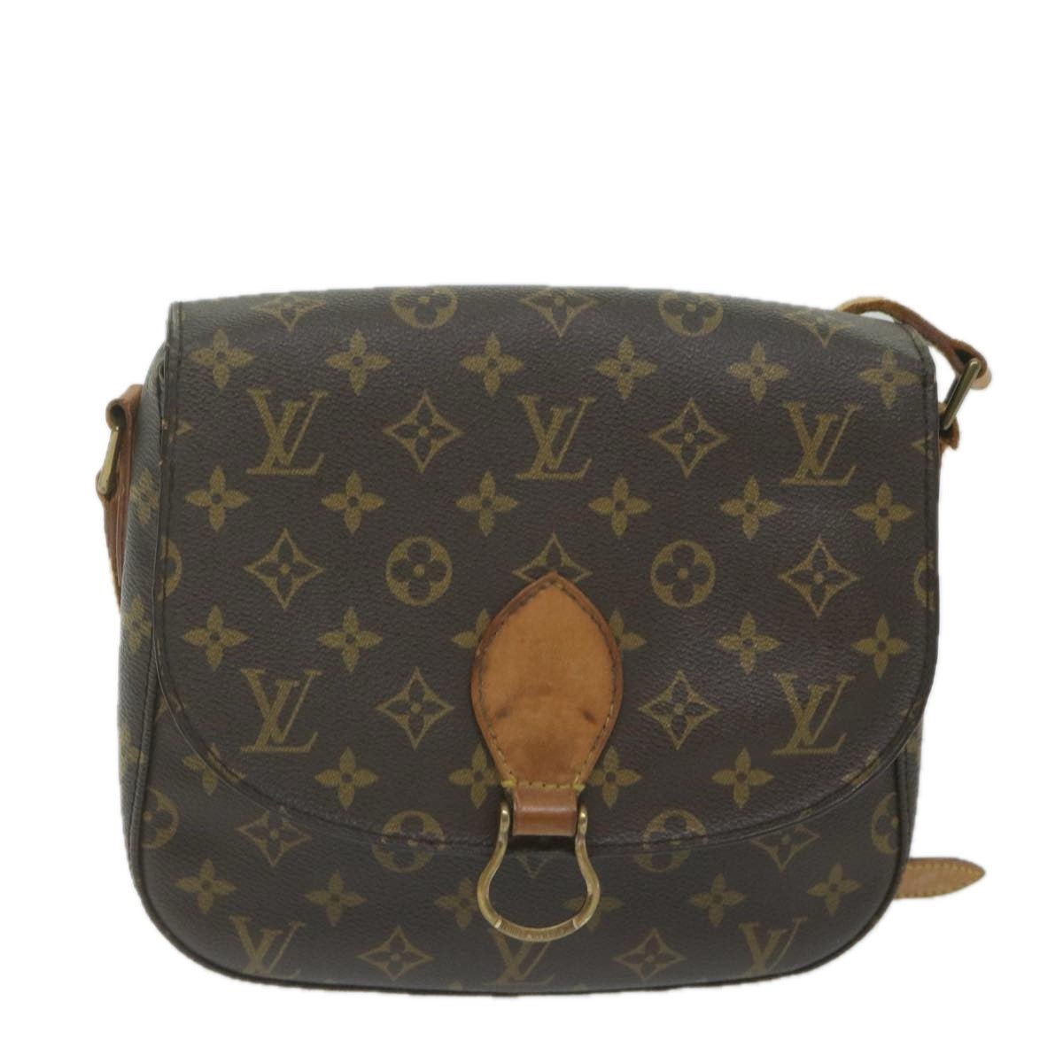 LOUIS VUITTON Monogram Saint Cloud GM Shoulder Bag M51242 LV Auth 63081