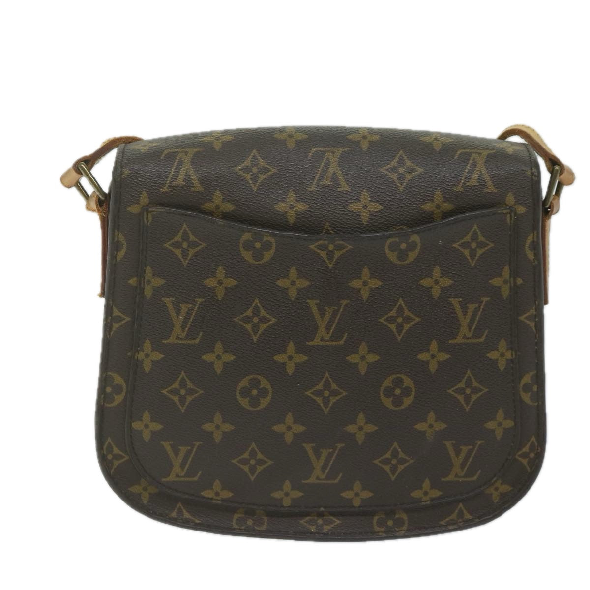 LOUIS VUITTON Monogram Saint Cloud GM Shoulder Bag M51242 LV Auth 63081