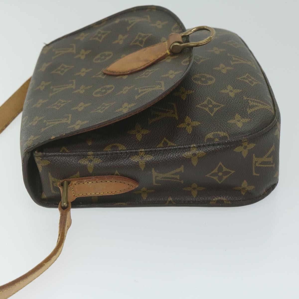 LOUIS VUITTON Monogram Saint Cloud GM Shoulder Bag M51242 LV Auth 63081