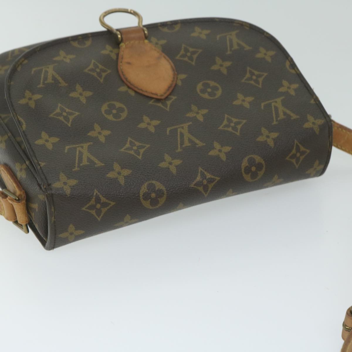 LOUIS VUITTON Monogram Saint Cloud GM Shoulder Bag M51242 LV Auth 63081