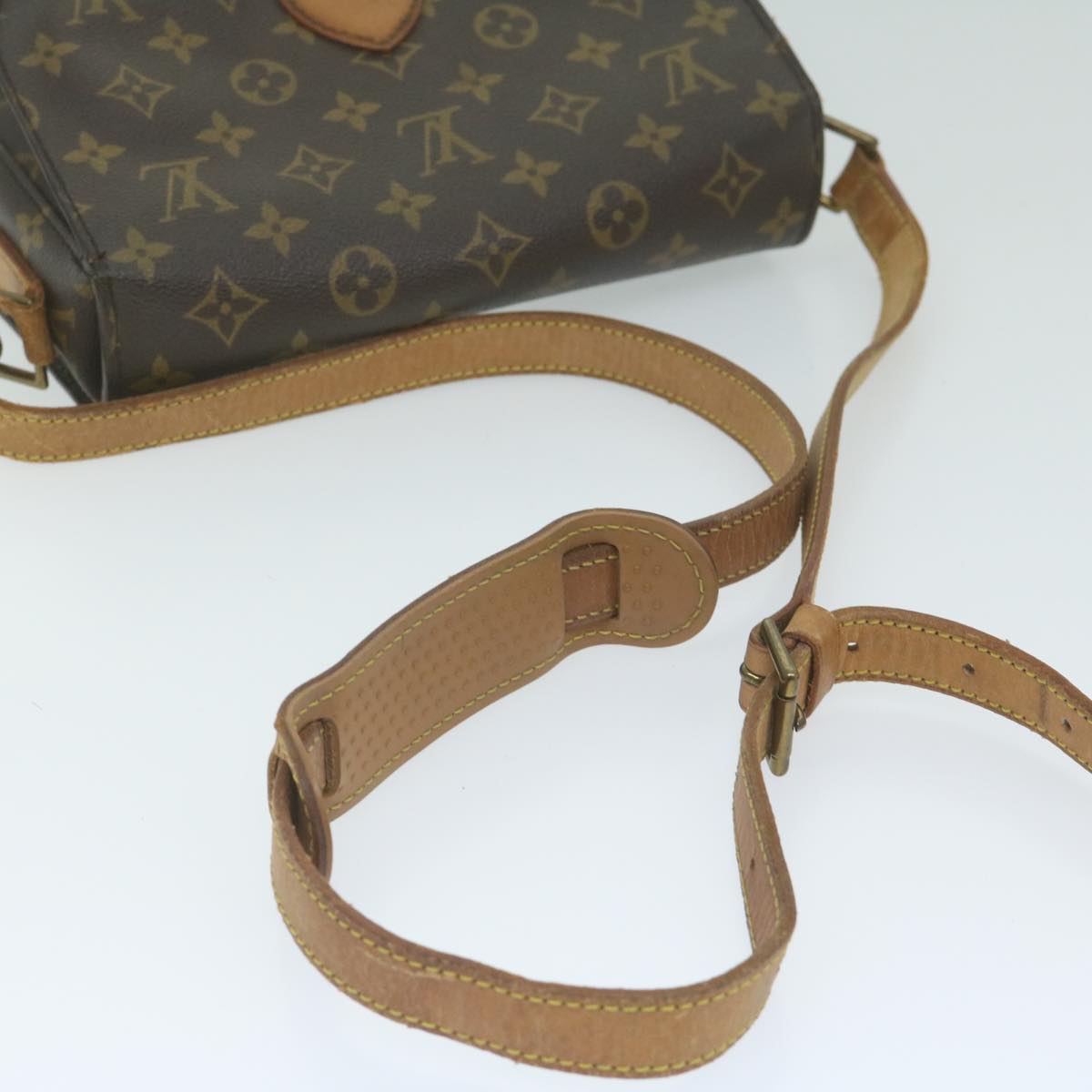 LOUIS VUITTON Monogram Saint Cloud GM Shoulder Bag M51242 LV Auth 63081