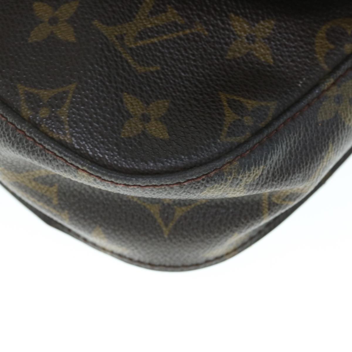 LOUIS VUITTON Monogram Saint Cloud PM Shoulder Bag M51244 LV Auth 63083