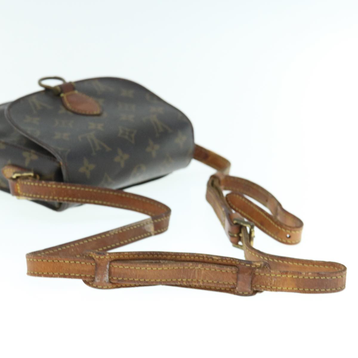 LOUIS VUITTON Monogram Saint Cloud PM Shoulder Bag M51244 LV Auth 63083