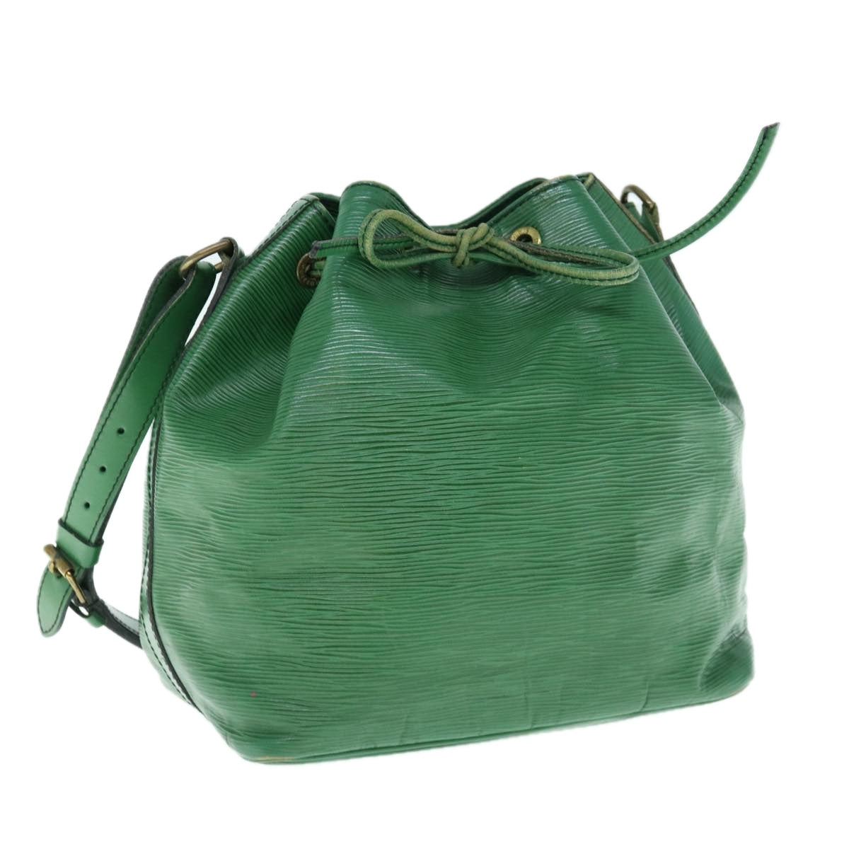 LOUIS VUITTON Epi Petit Noe Shoulder Bag Green M44104 LV Auth 63108