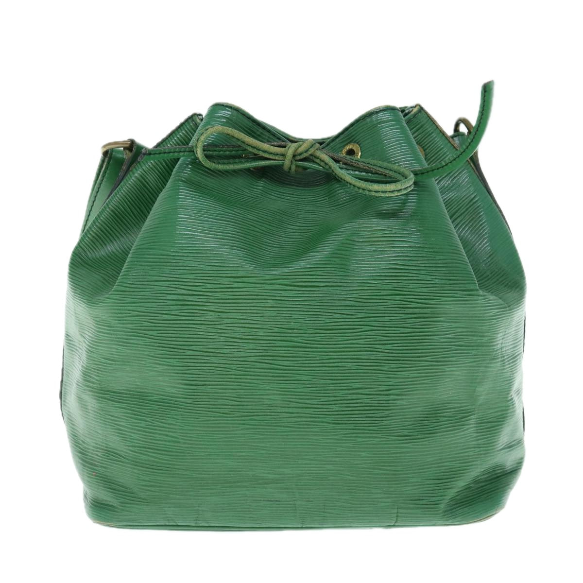 LOUIS VUITTON Epi Petit Noe Shoulder Bag Green M44104 LV Auth 63108