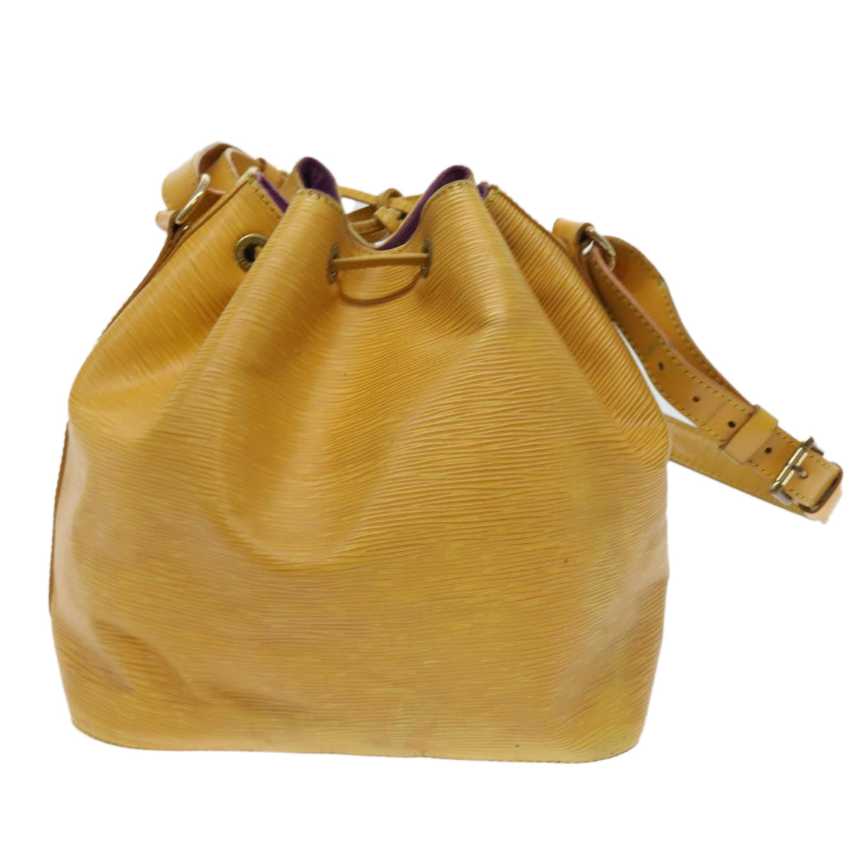 LOUIS VUITTON Epi Petit Noe Shoulder Bag Tassili Yellow M44109 LV Auth 63109