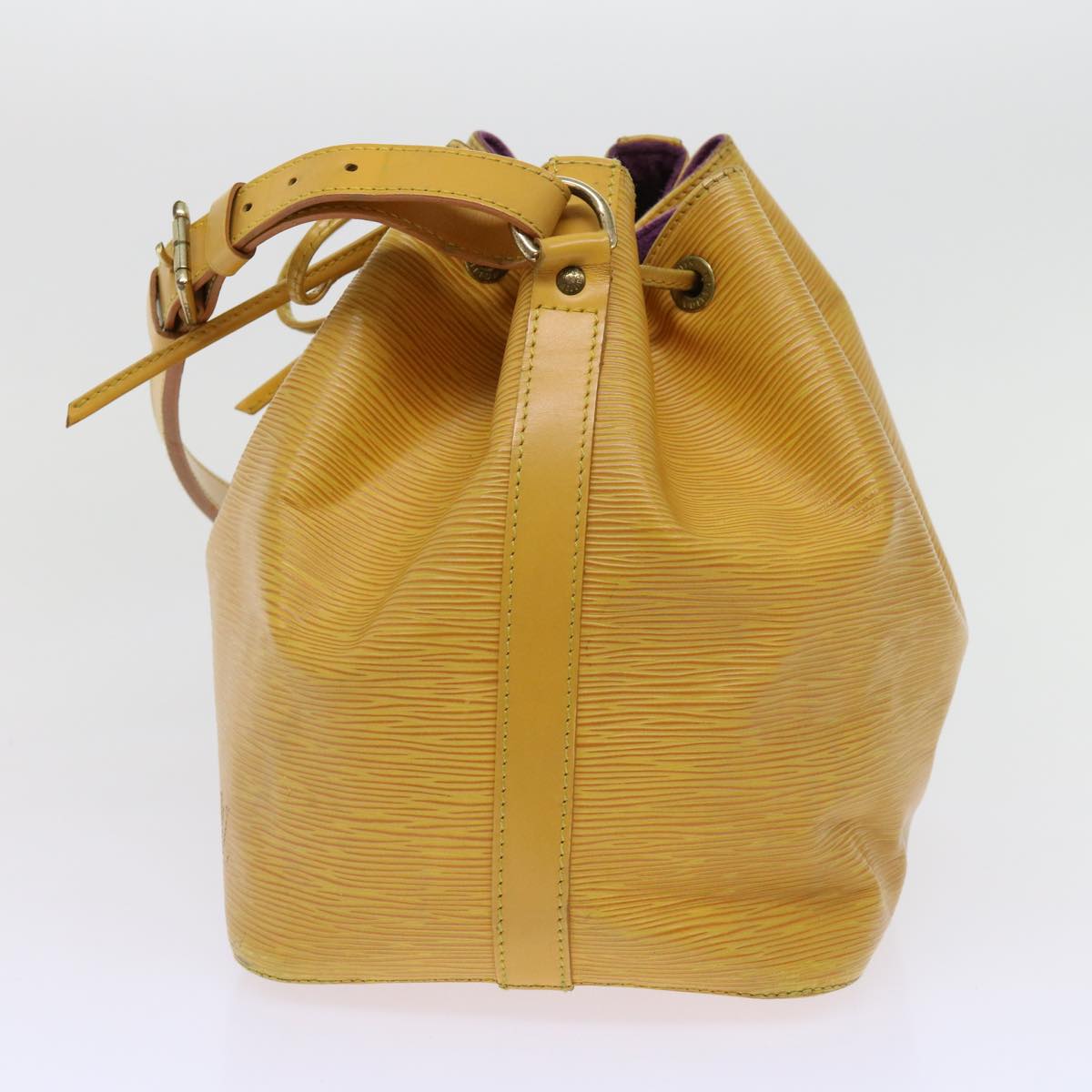 LOUIS VUITTON Epi Petit Noe Shoulder Bag Tassili Yellow M44109 LV Auth 63109