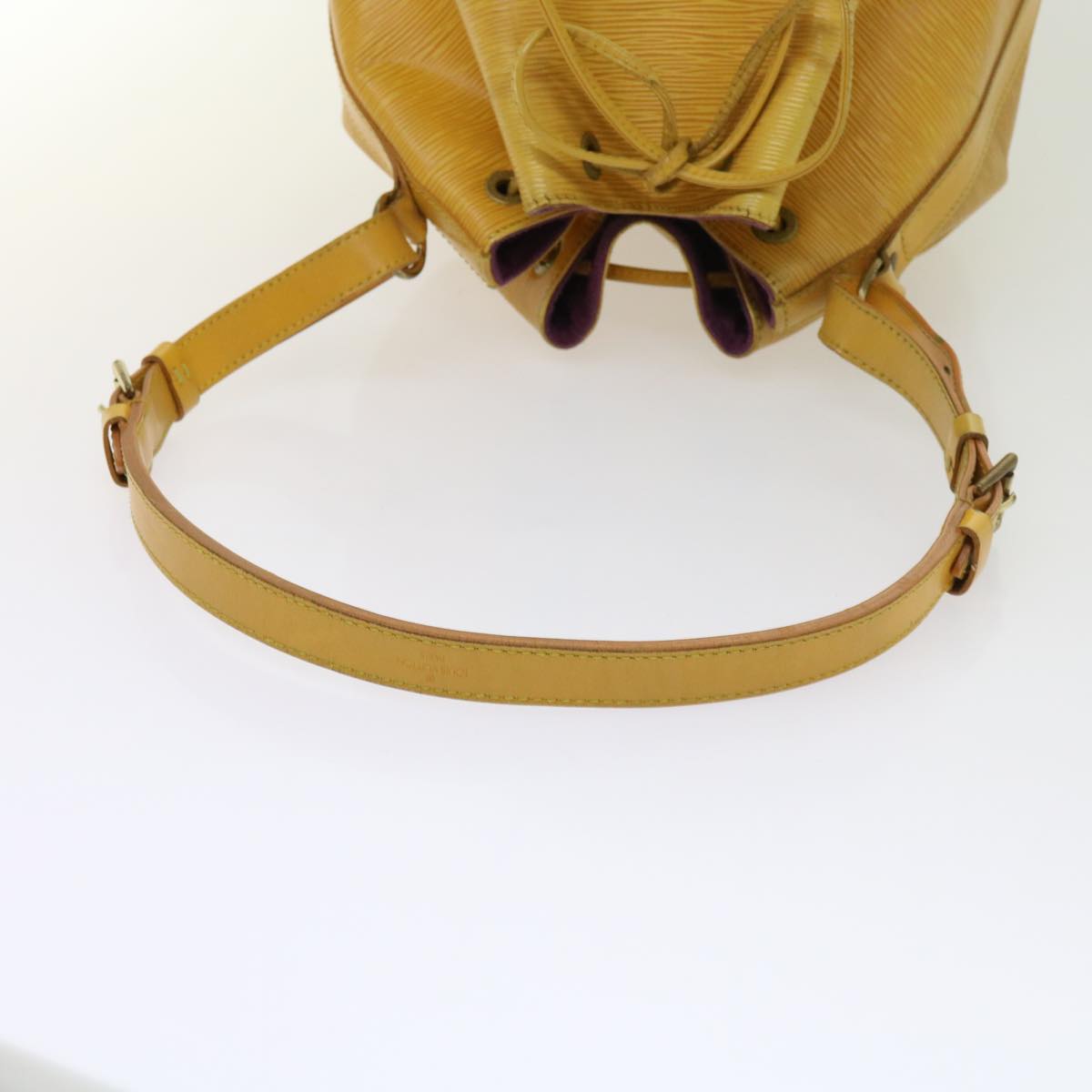 LOUIS VUITTON Epi Petit Noe Shoulder Bag Tassili Yellow M44109 LV Auth 63109