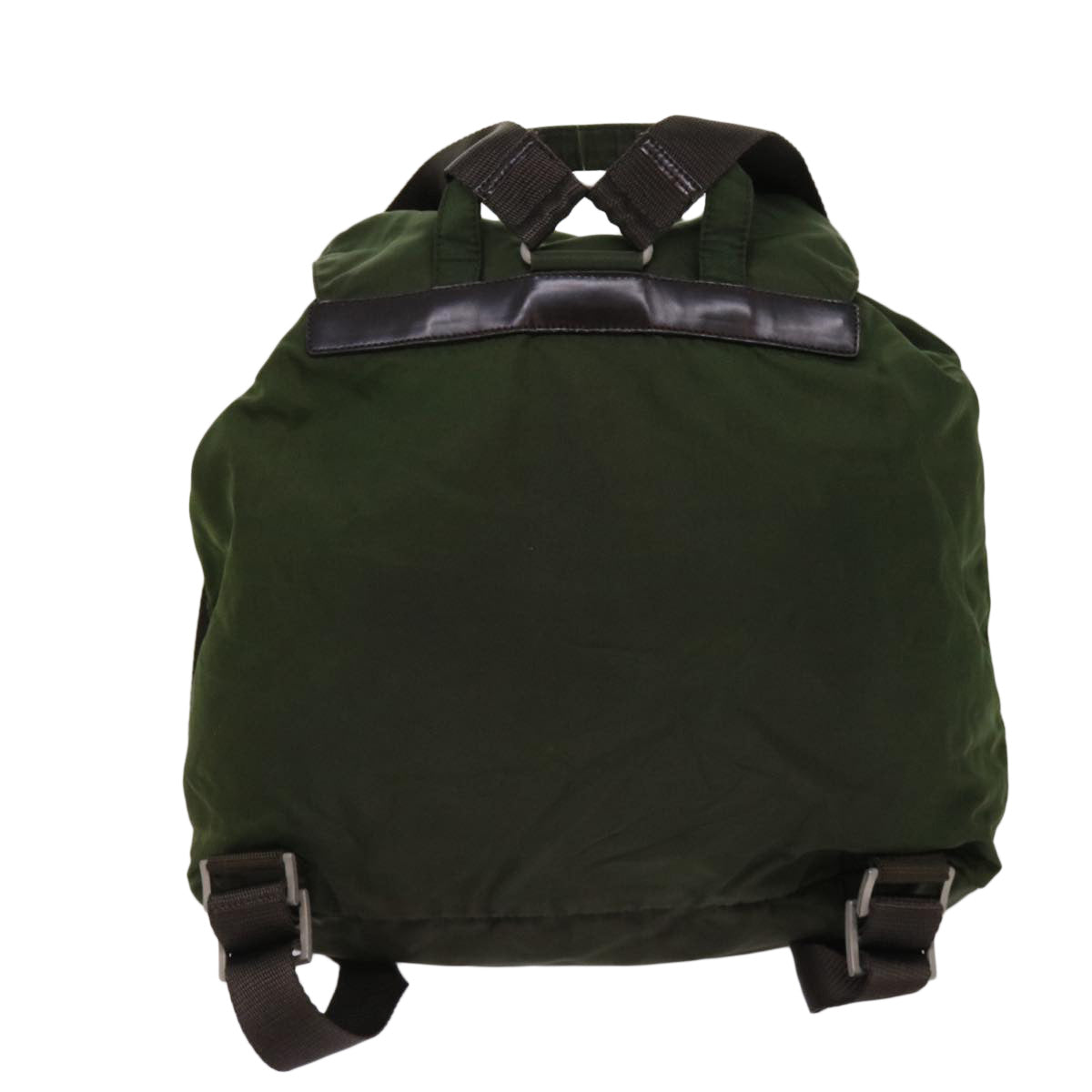 PRADA Backpack Nylon Khaki Auth 63118 - 0
