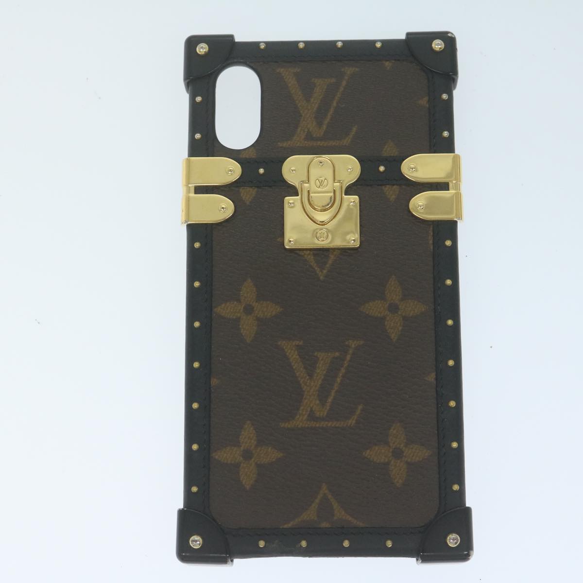 LOUIS VUITTON Monogram Monogram Reverse iPhoneX/Xs case 2Set LV Auth 63135 - 0