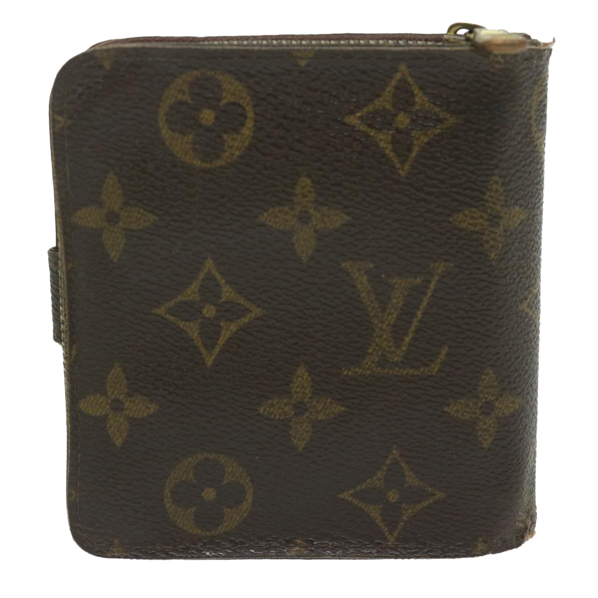 LOUIS VUITTON Monogram Compact Zip Wallet M61667 LV Auth 63160 - 0