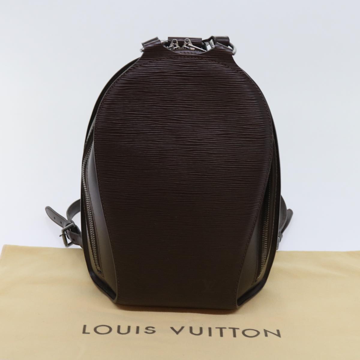 LOUIS VUITTON Epi Mabillon Backpack Mocha M5223D LV Auth 63168