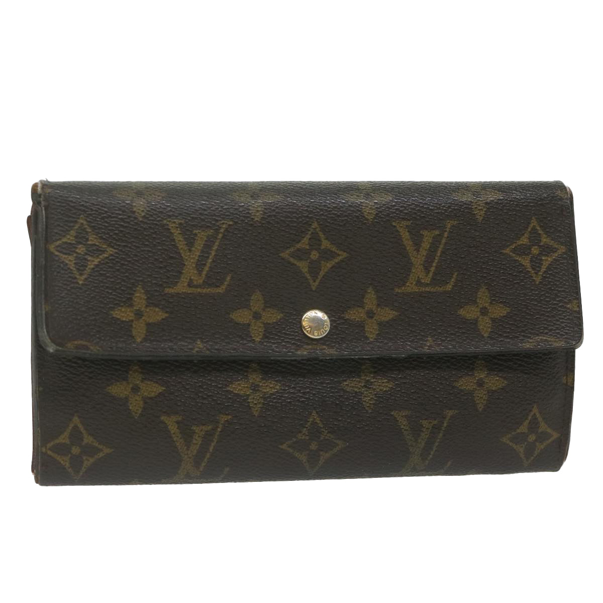 LOUIS VUITTON Monogram Portefeuille Sarah Long Wallet M60531 LV Auth 63172