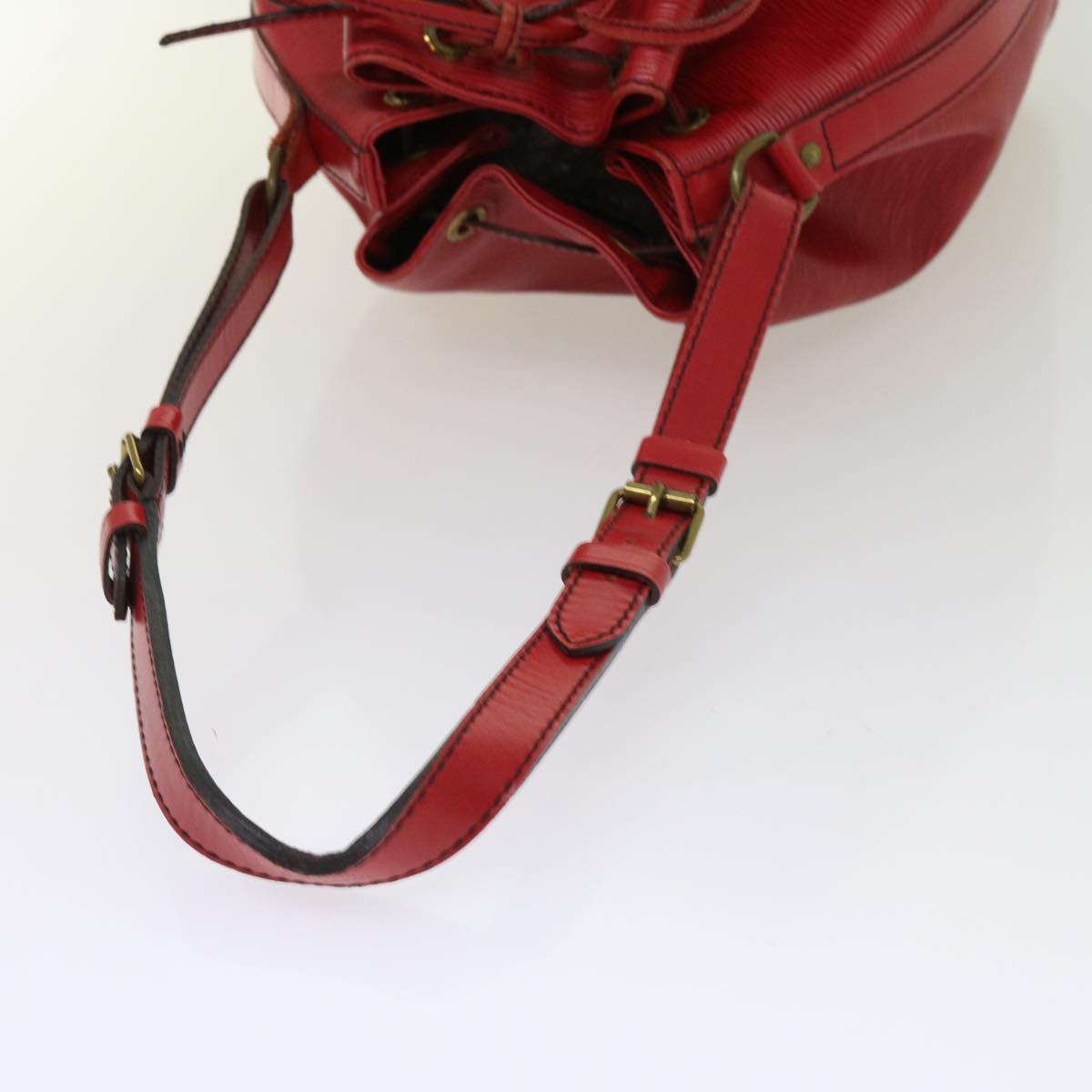 LOUIS VUITTON Epi Noe Shoulder Bag Red M44007 LV Auth 63173