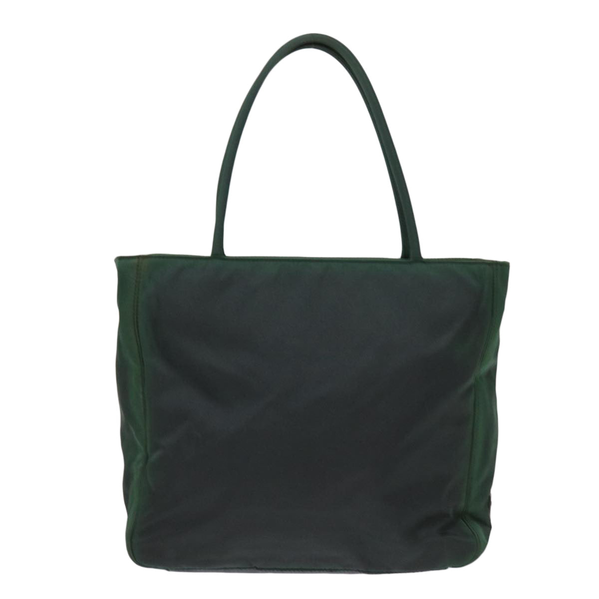 PRADA Hand Bag Nylon Green Auth 63209 - 0