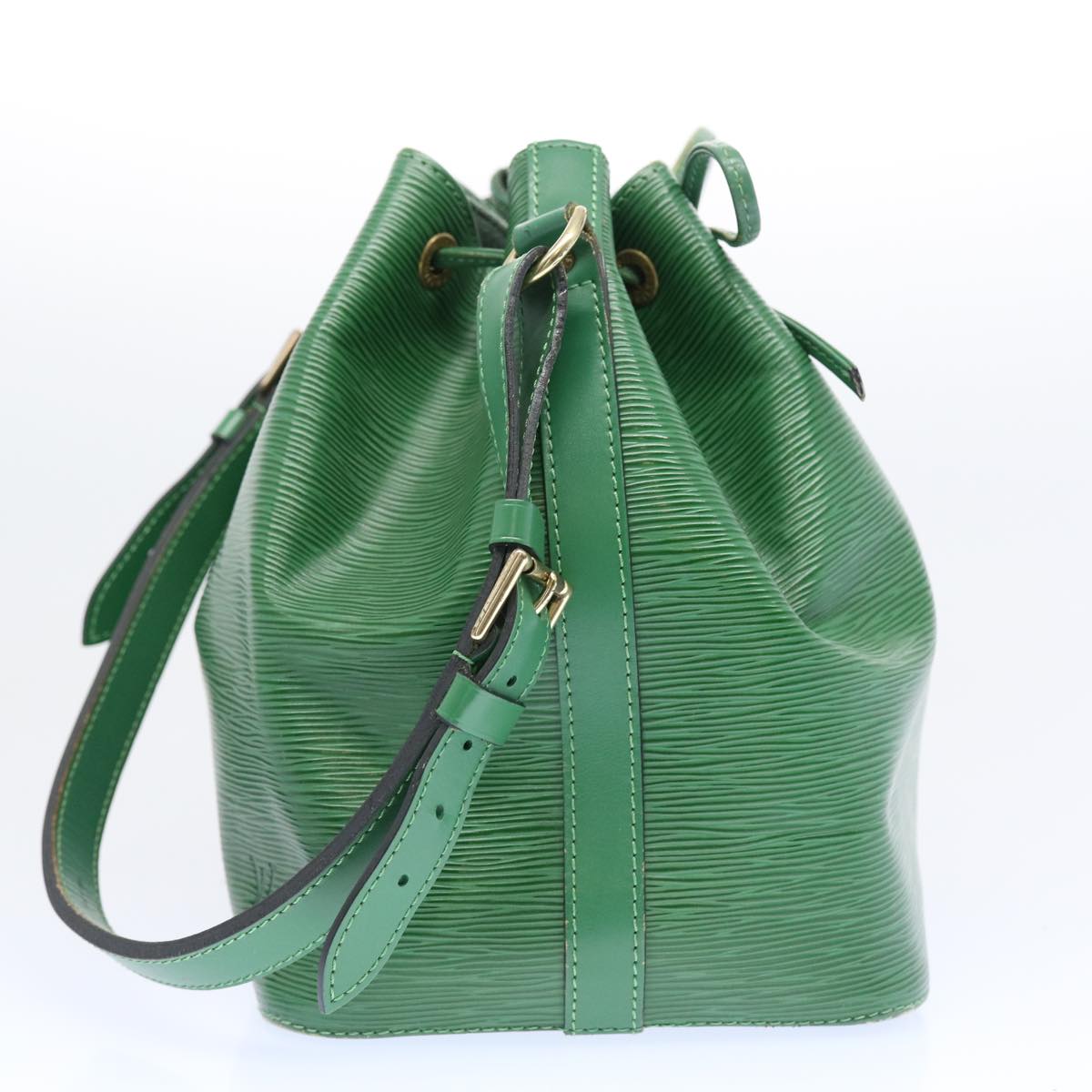 LOUIS VUITTON Epi Petit Noe Shoulder Bag Green M44104 LV Auth 63216