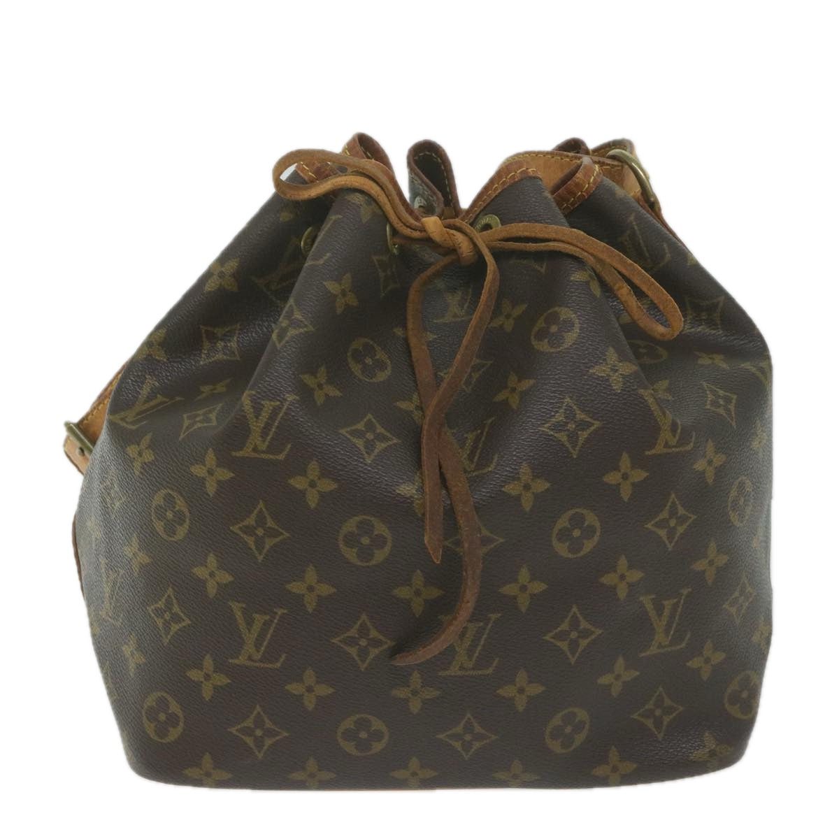 LOUIS VUITTON Monogram Petit Noe Shoulder Bag M42226 LV Auth 63217