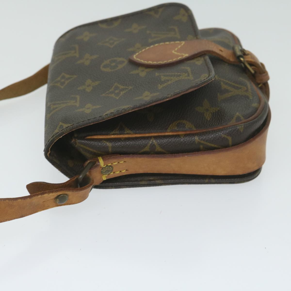 LOUIS VUITTON Monogram Cartouchiere PM Shoulder Bag M51254 LV Auth 63226