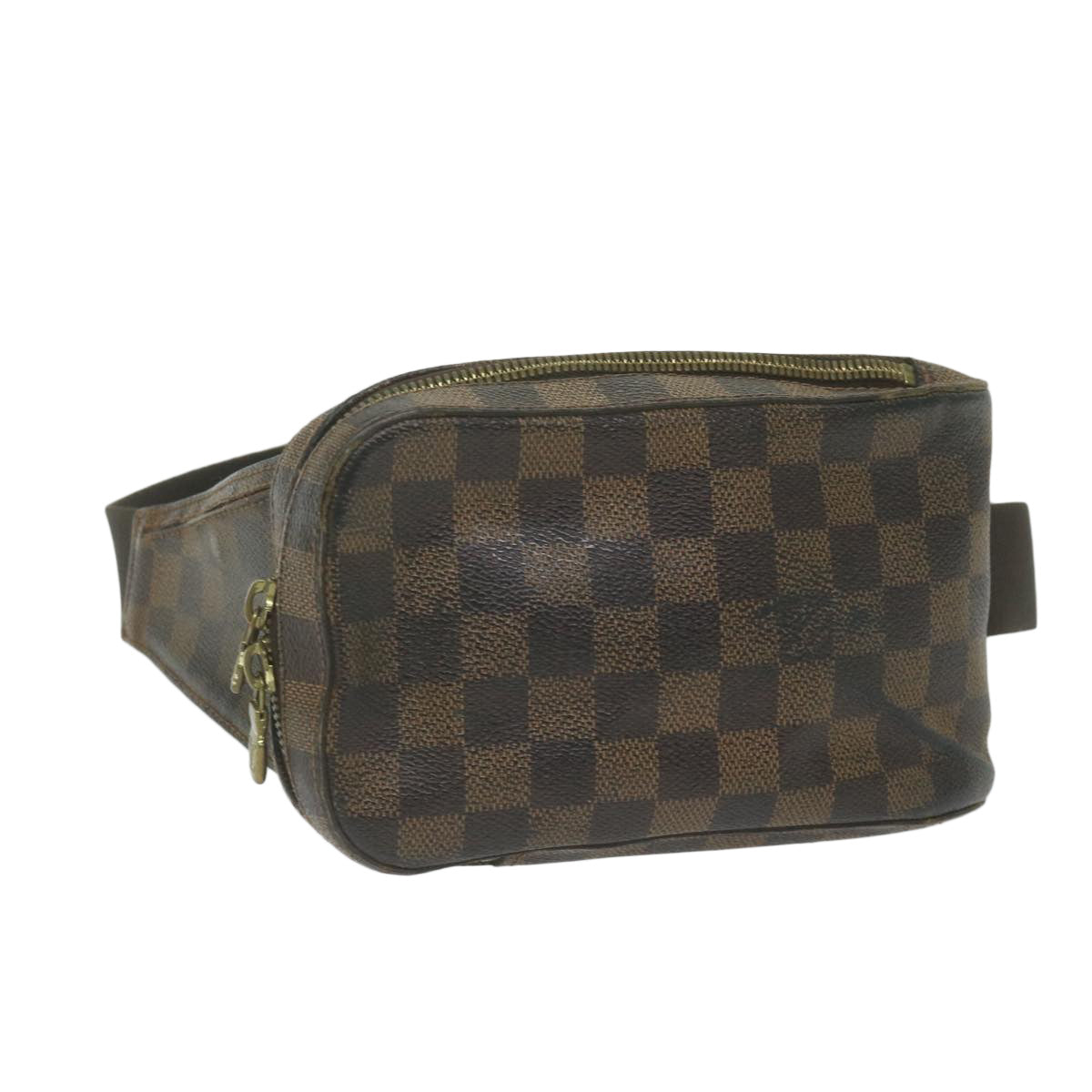 LOUIS VUITTON Damier Ebene Geronimos Shoulder Bag N51994 LV Auth 63228