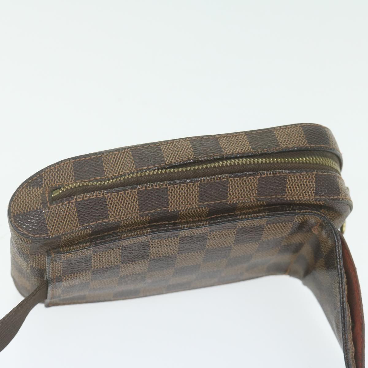 LOUIS VUITTON Damier Ebene Geronimos Shoulder Bag N51994 LV Auth 63228