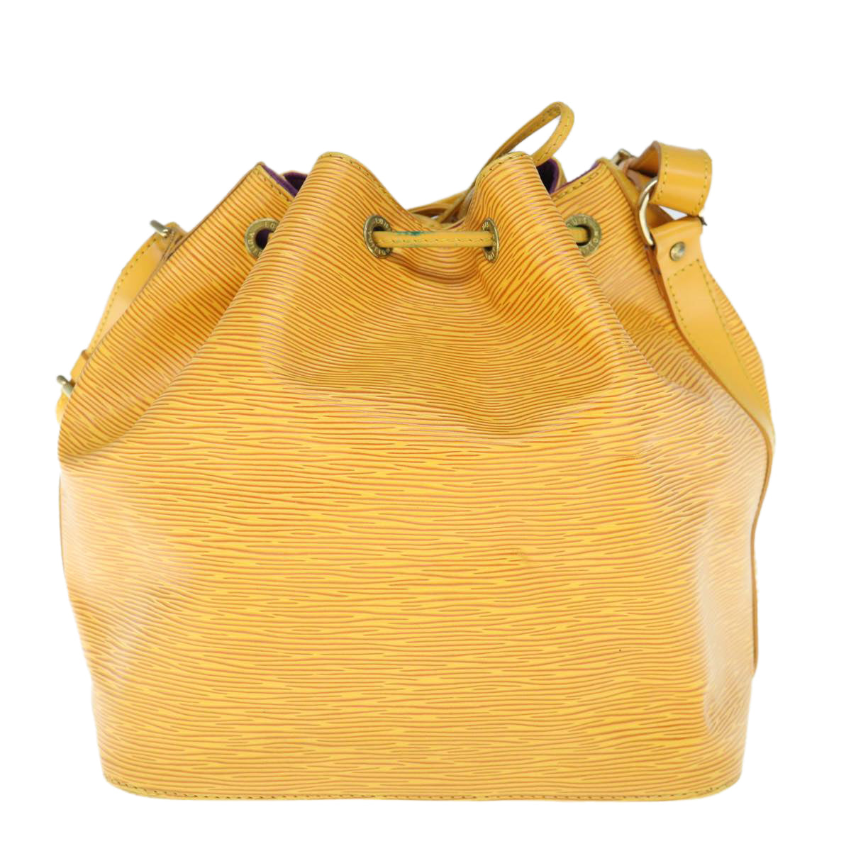 LOUIS VUITTON Epi Petit Noe Shoulder Bag Tassili Yellow M44109 LV Auth 63244 - 0