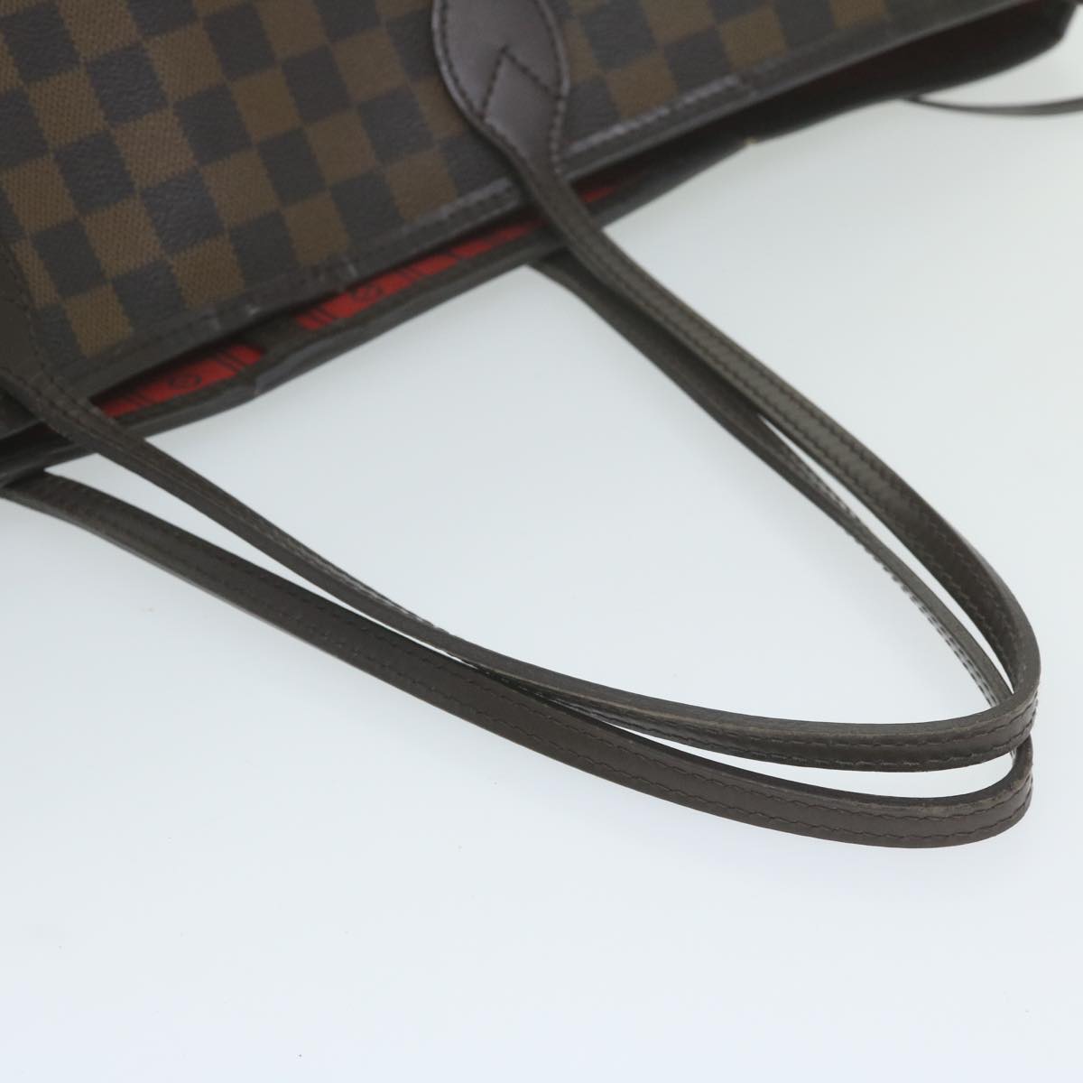 LOUIS VUITTON Damier Ebene Neverfull GM Tote Bag N51106 LV Auth 63251