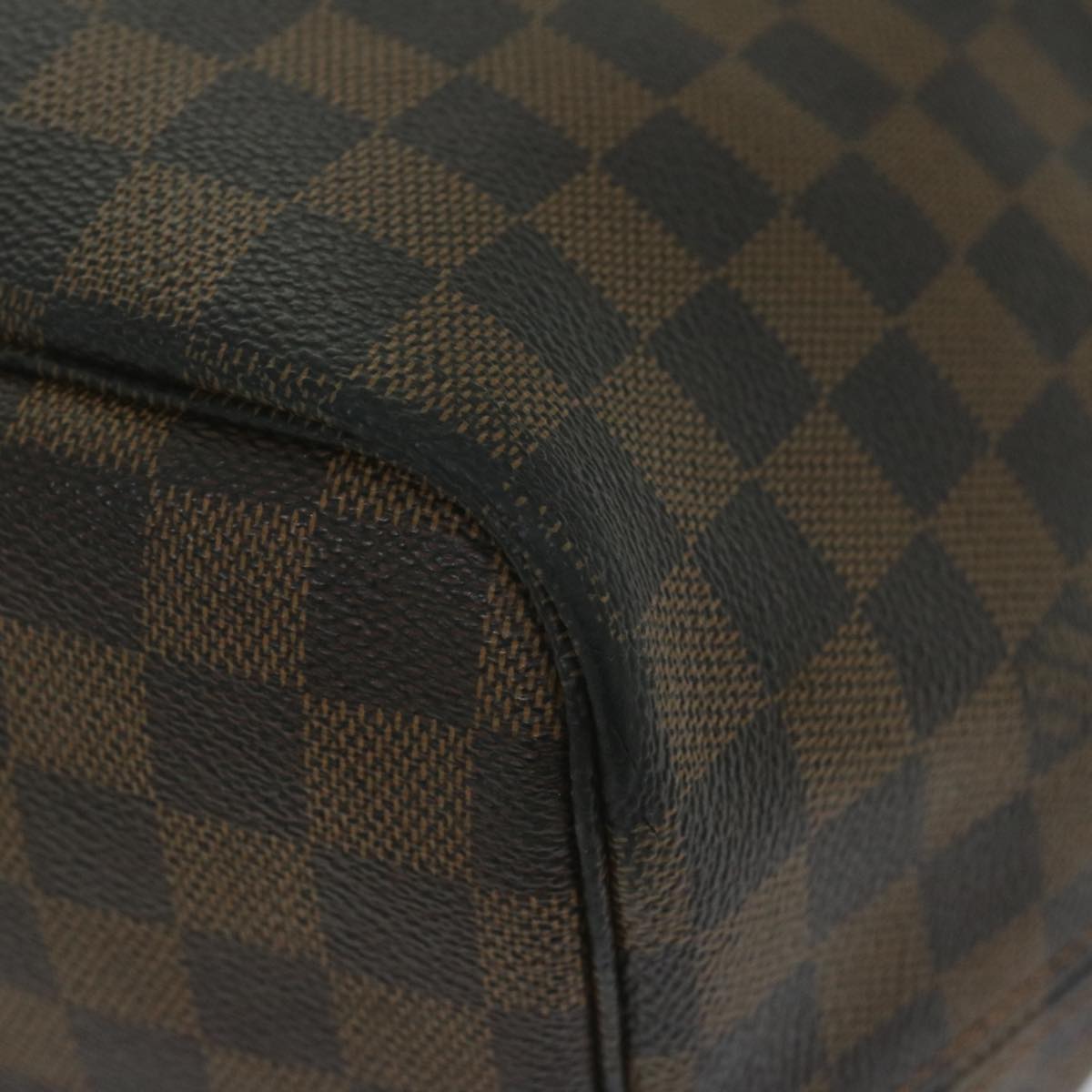 LOUIS VUITTON Damier Ebene Neverfull GM Tote Bag N51106 LV Auth 63251