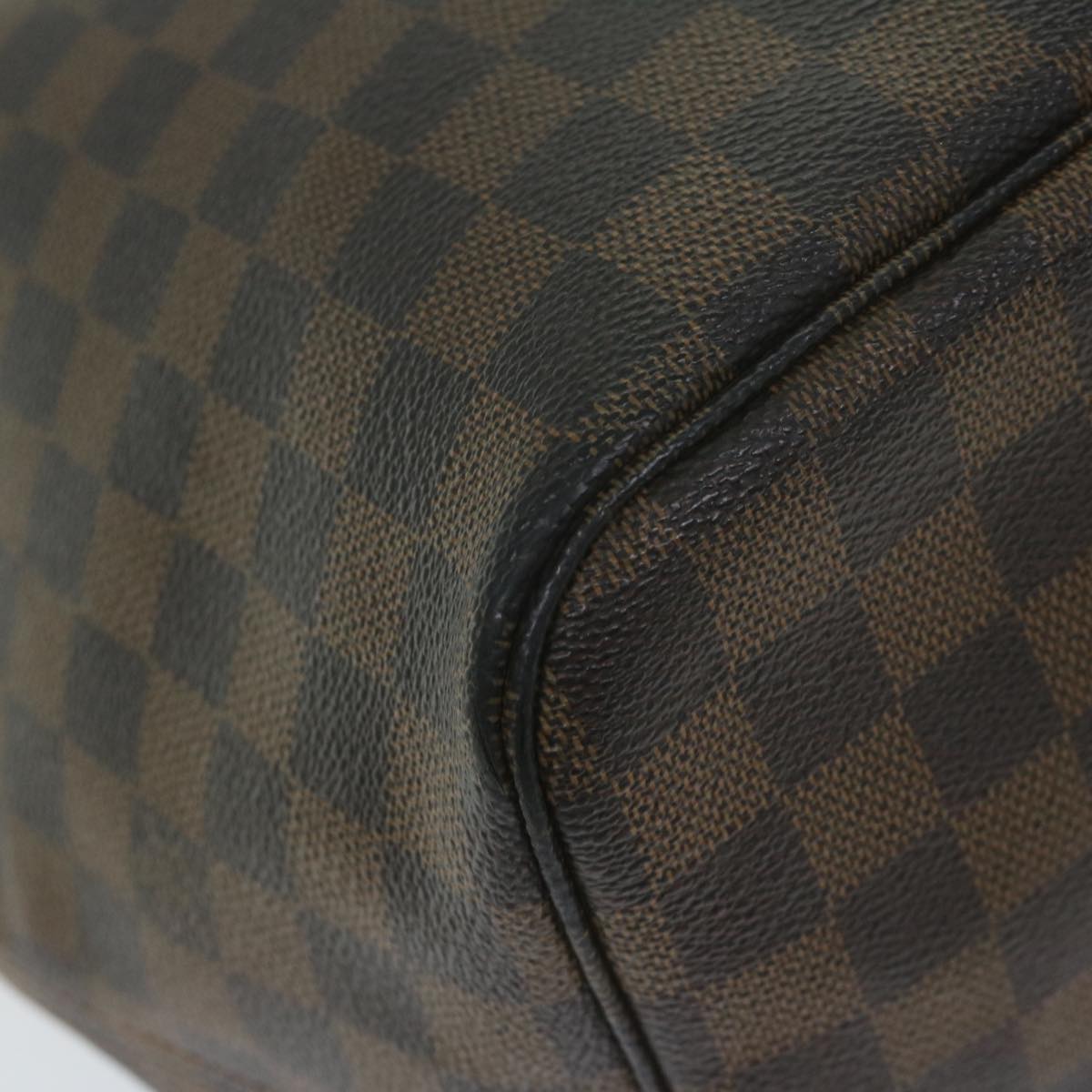 LOUIS VUITTON Damier Ebene Neverfull GM Tote Bag N51106 LV Auth 63251