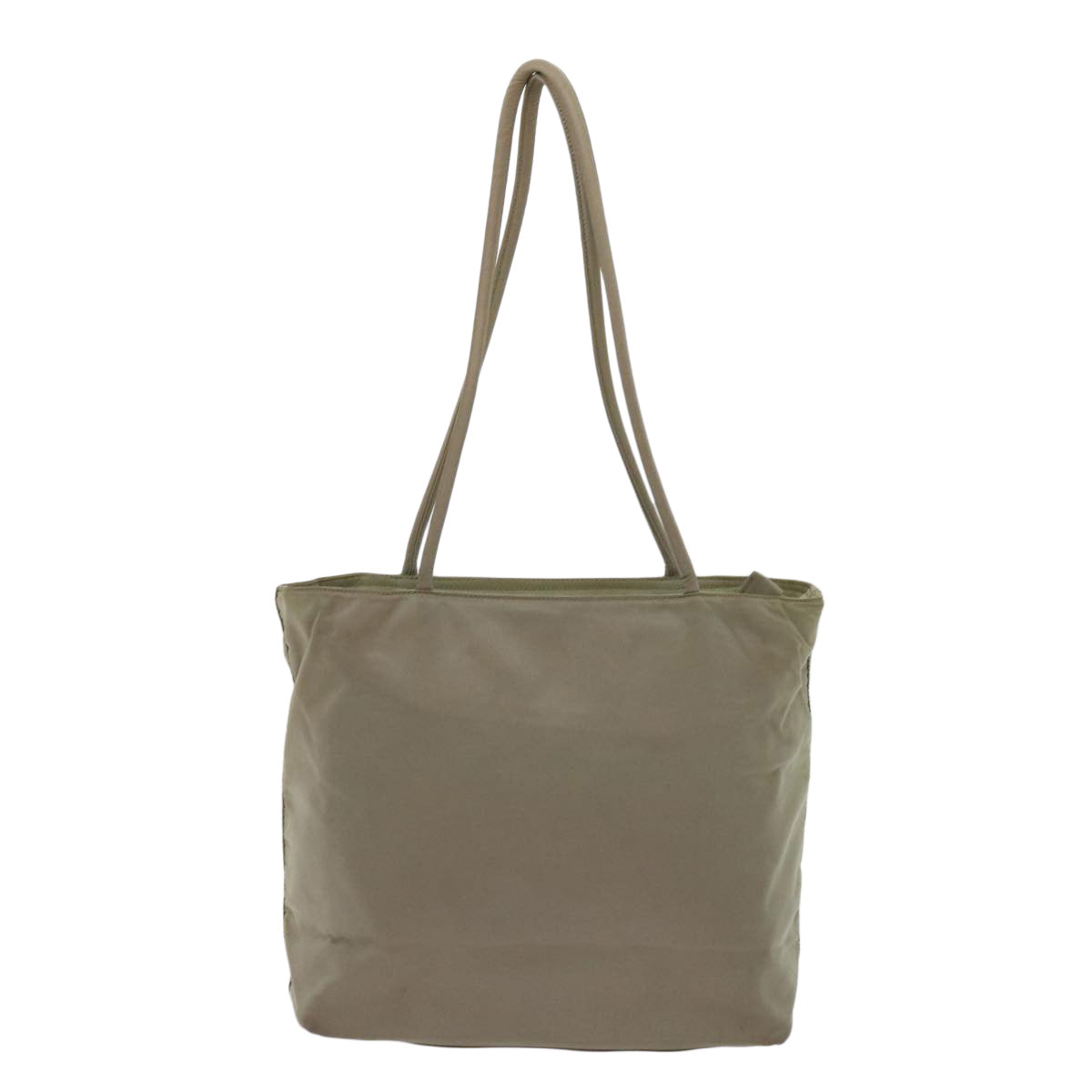 PRADA Tote Bag Nylon Khaki Auth 63258 - 0