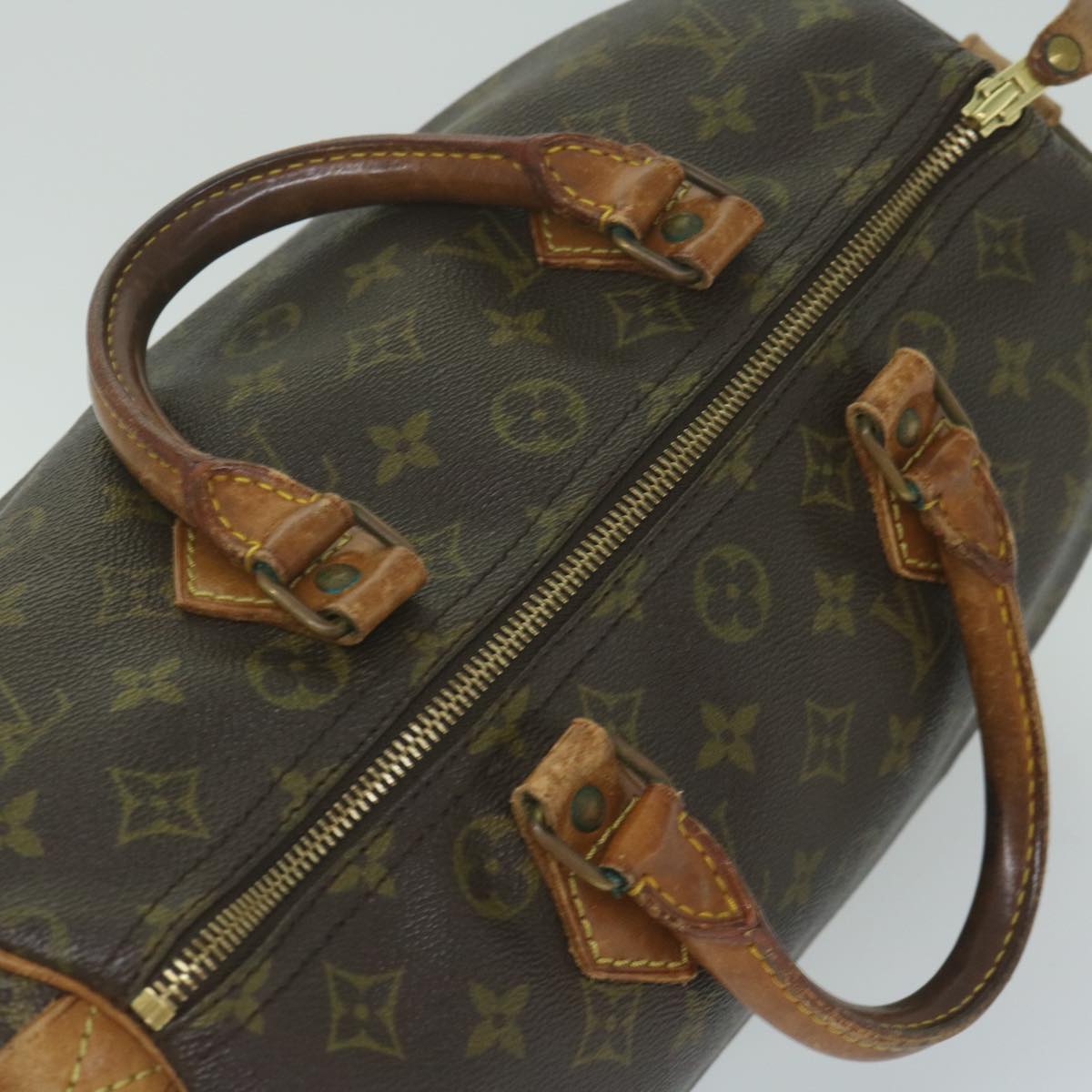 LOUIS VUITTON Monogram Speedy 30 Hand Bag M41526 LV Auth 63263