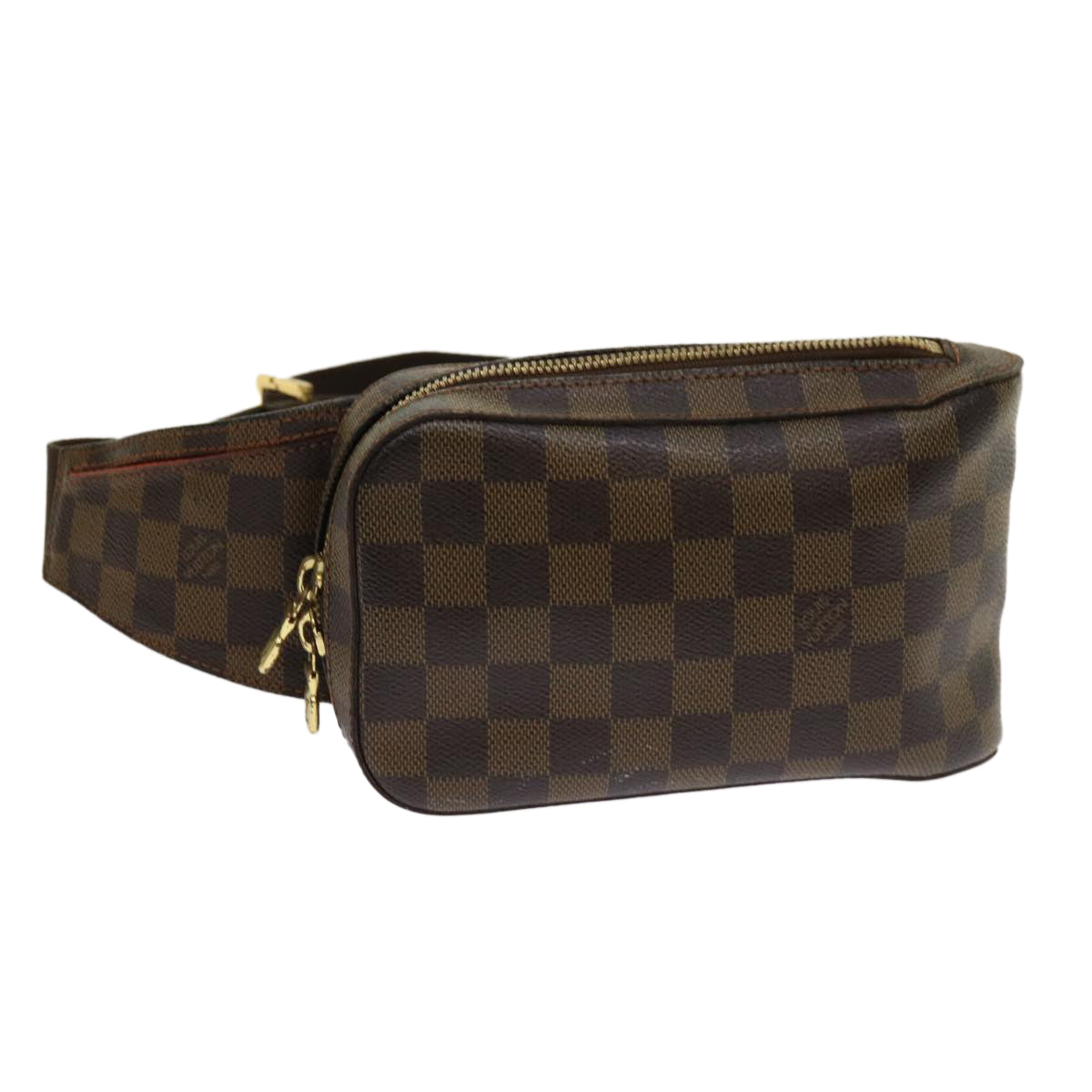 LOUIS VUITTON Damier Ebene Geronimos Shoulder Bag N51994 LV Auth 63295