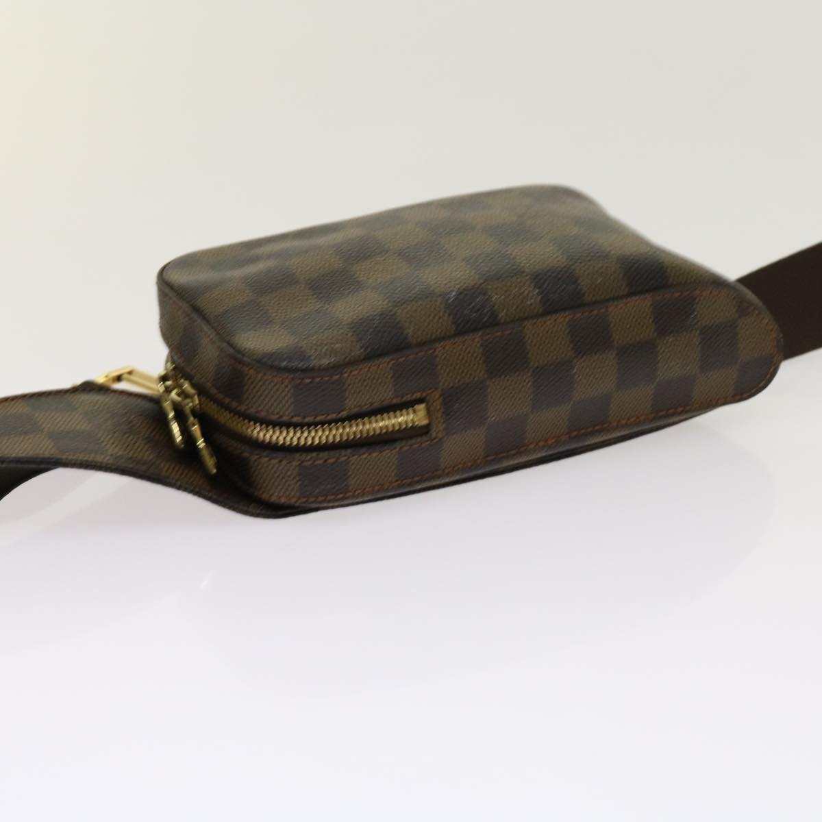 LOUIS VUITTON Damier Ebene Geronimos Shoulder Bag N51994 LV Auth 63295