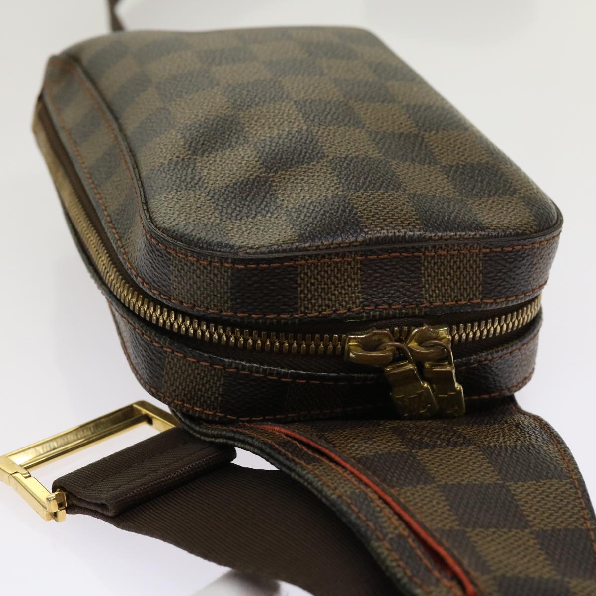 LOUIS VUITTON Damier Ebene Geronimos Shoulder Bag N51994 LV Auth 63295