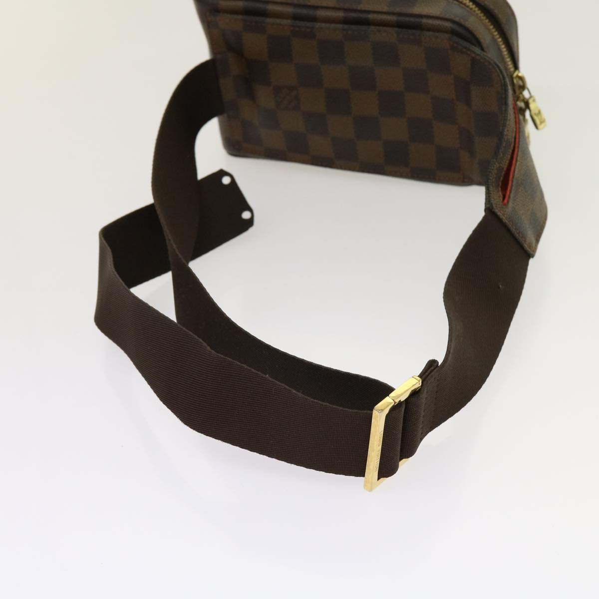 LOUIS VUITTON Damier Ebene Geronimos Shoulder Bag N51994 LV Auth 63295