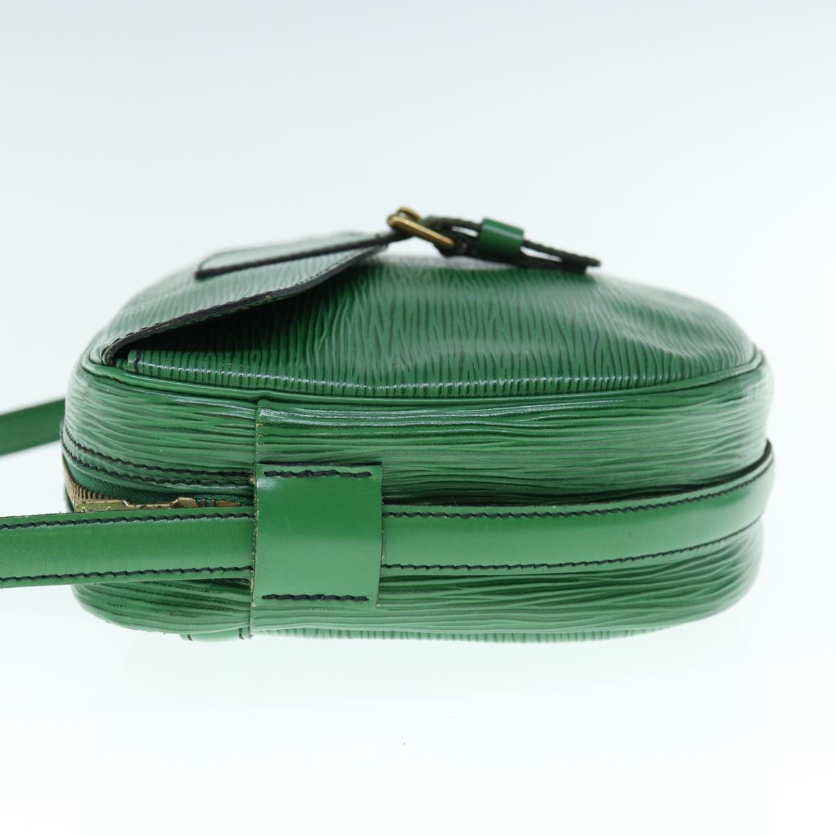 LOUIS VUITTON Epi Jeune Fille MM Shoulder Bag Green M52154 LV Auth 63298