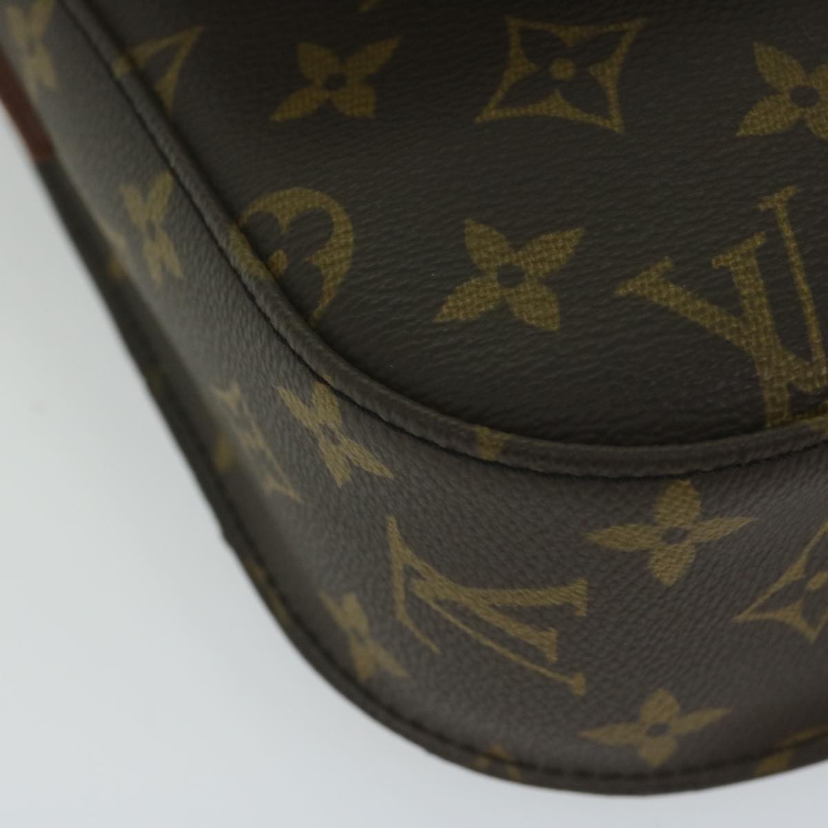 LOUIS VUITTON Monogram Saint Cloud GM Shoulder Bag M51242 LV Auth 63300