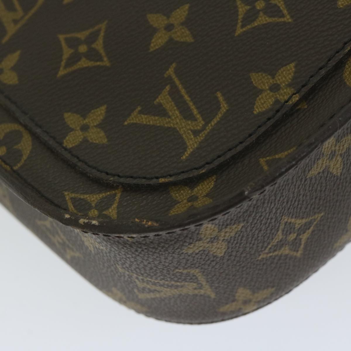 LOUIS VUITTON Monogram Saint Cloud GM Shoulder Bag M51242 LV Auth 63300