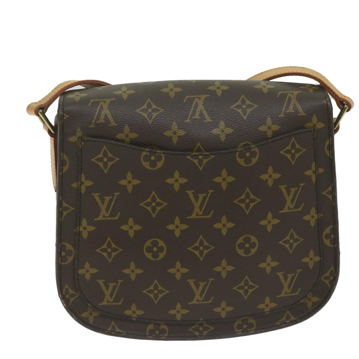 LOUIS VUITTON Monogram Saint Cloud GM Shoulder Bag M51242 LV Auth 63300